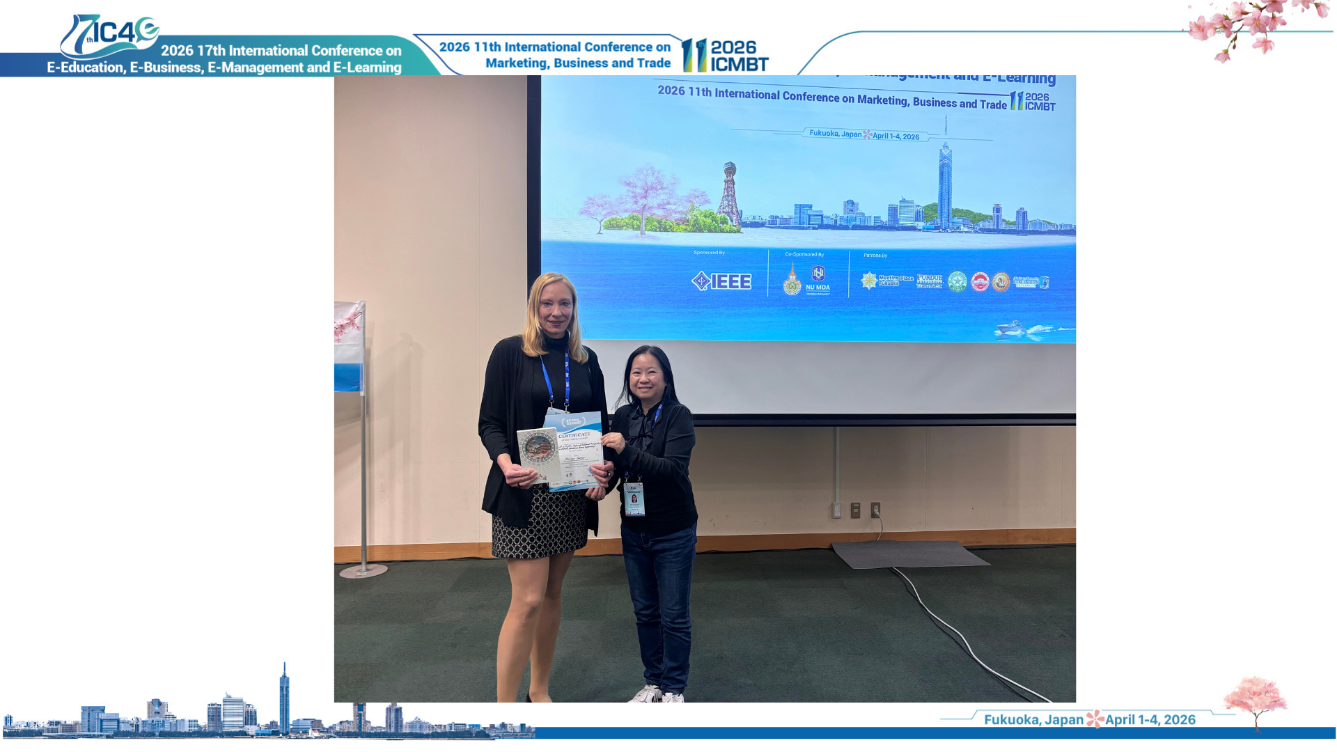 Best Presentation Award Winner - Onsite Session 12
